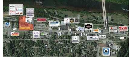 719-725 W Main St, Radford, VA à louer Carte– Image 2 sur 5