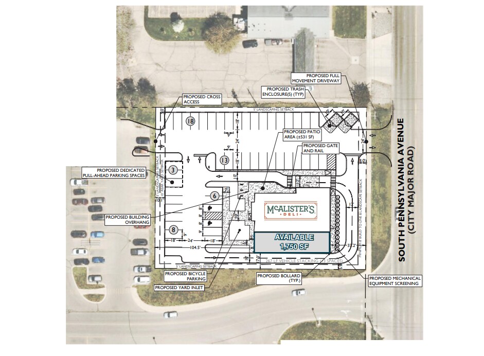 6200 S Pennsylvania Ave, Lansing, MI à louer Plan de site– Image 1 sur 1