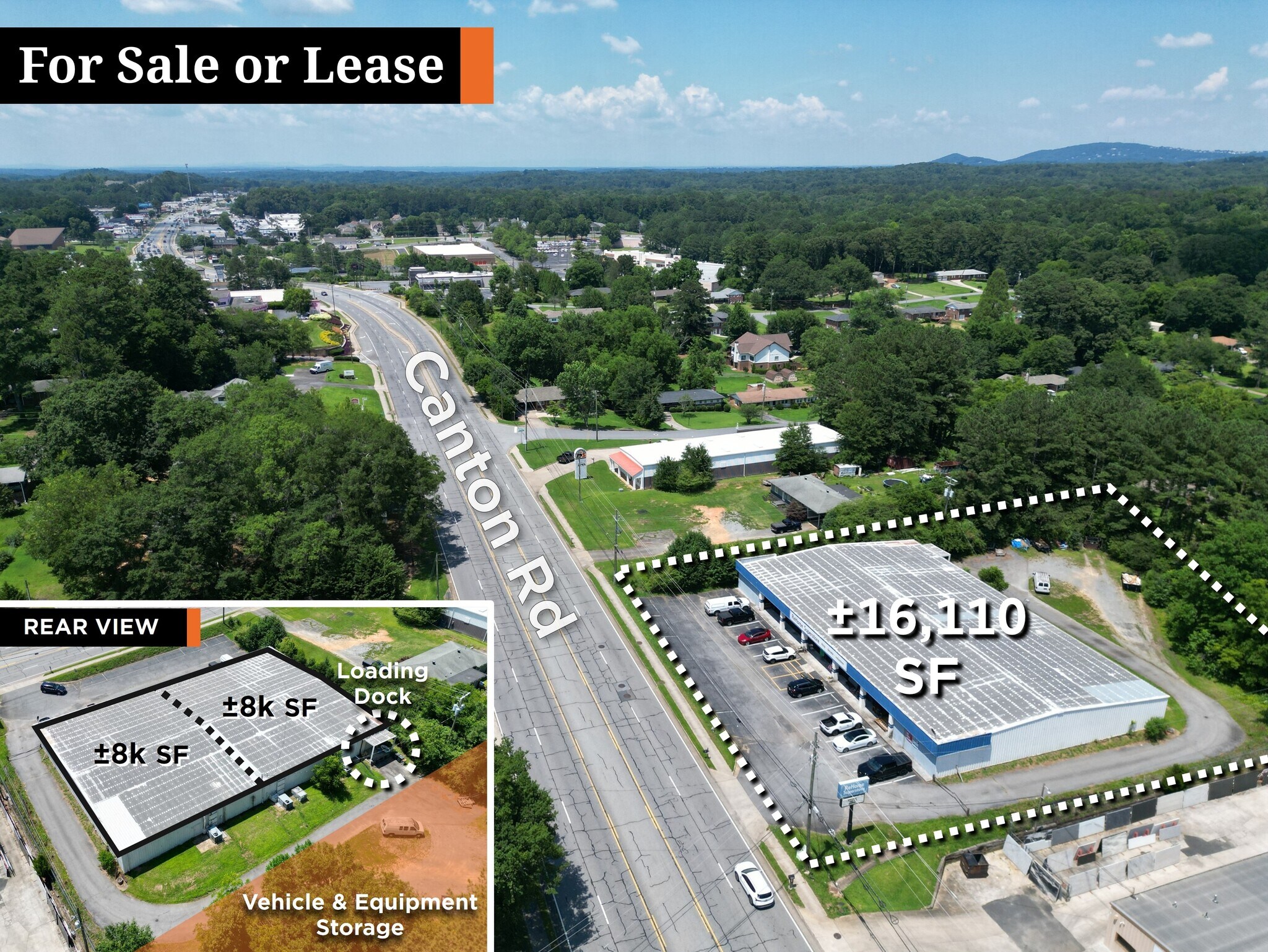 2568 Canton Rd, Marietta, GA à louer Photo de l’immeuble– Image 1 sur 9