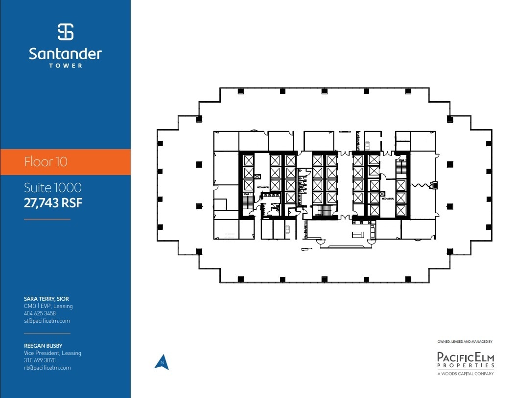 1601 Elm St, Dallas, TX à louer Plan d’étage– Image 1 sur 1