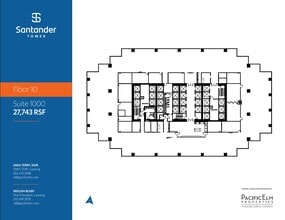 1601 Elm St, Dallas, TX à louer Plan d’étage– Image 1 sur 1