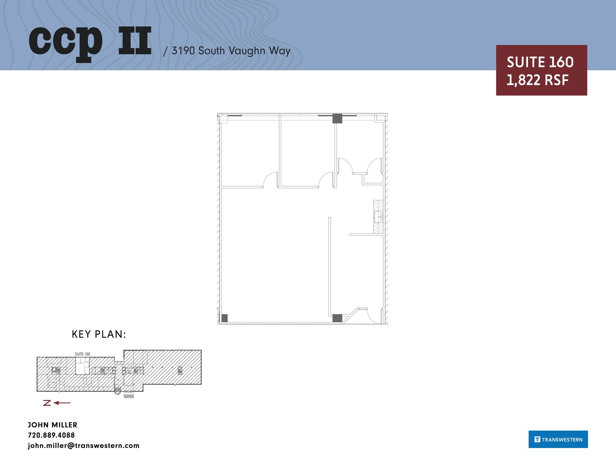 3131 S vaughn Way, Aurora, CO à louer Plan de site– Image 1 sur 2