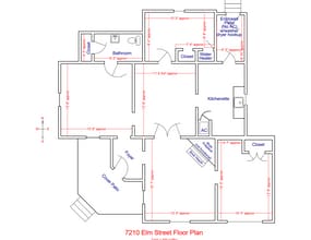 7210 Elm St, Frisco, TX à louer Plan d’étage– Image 1 sur 1