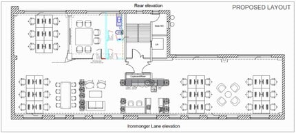 20 Ironmonger Ln, Londres à louer Plan d’étage– Image 2 sur 8