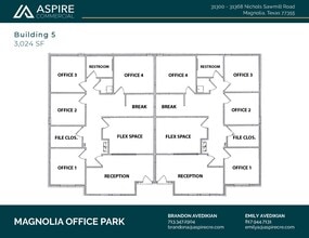 31368 Nichols Sawmill Rd, Magnolia, TX à louer Plan d’étage– Image 2 sur 2