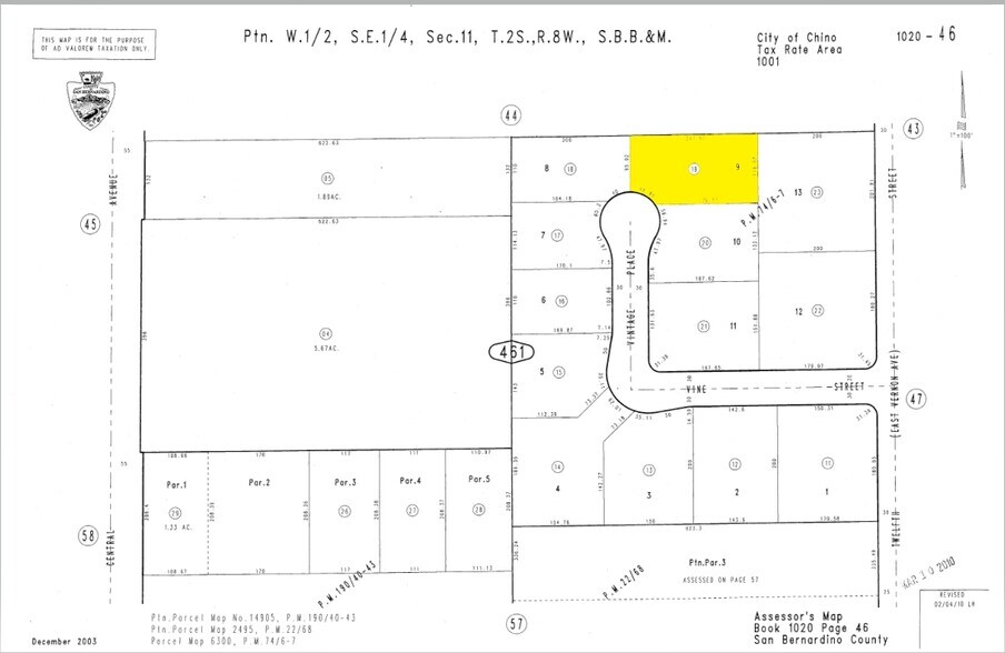 13503 Vintage Pl, Chino, CA à louer - Plan cadastral – Image 3 sur 3