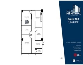 5300 Memorial Dr, Houston, TX à louer Plan d’étage– Image 1 sur 1