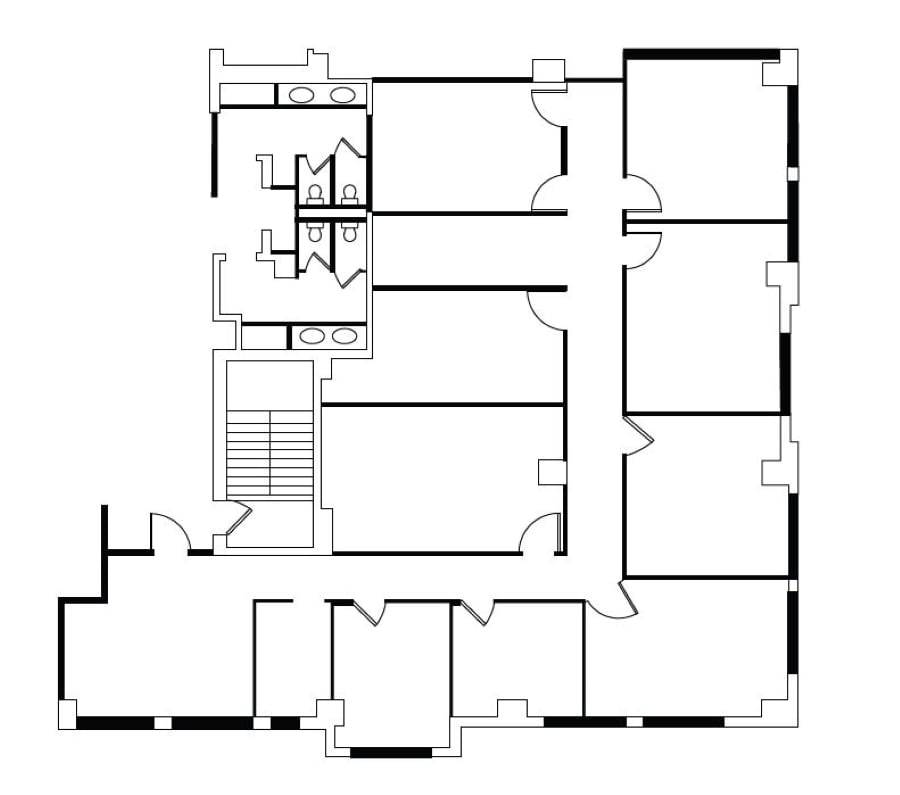 1 Church St, Rockville, MD à louer Plan d’étage– Image 1 sur 1