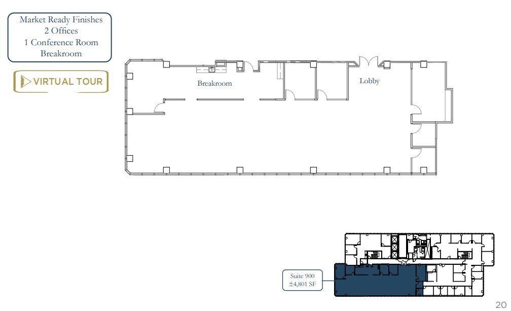 1 Almaden Blvd, San Jose, CA à louer Plan d’étage– Image 1 sur 1