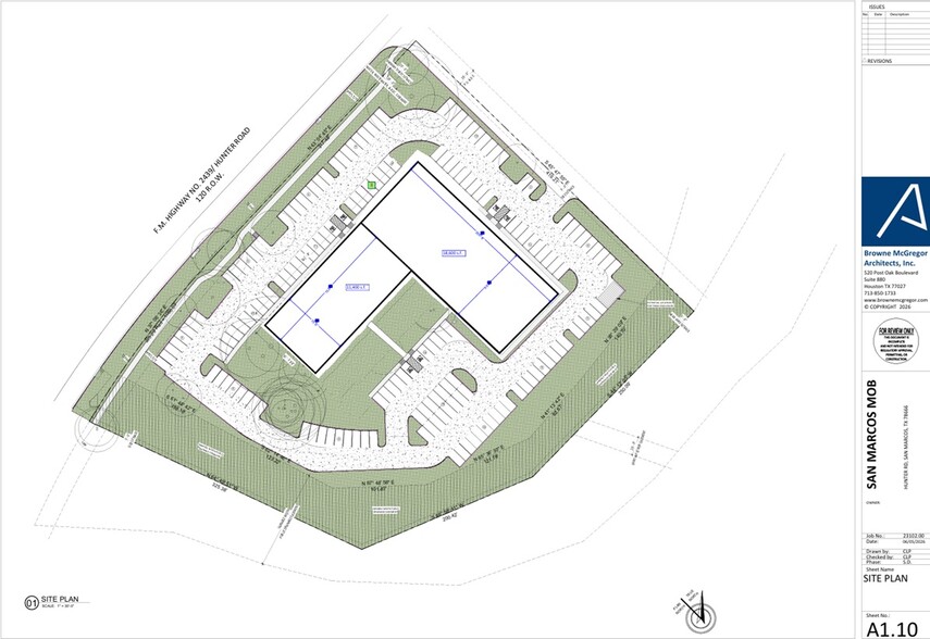 2505 Hunter Rd, San Marcos, TX à louer - Plan de site – Image 2 sur 7