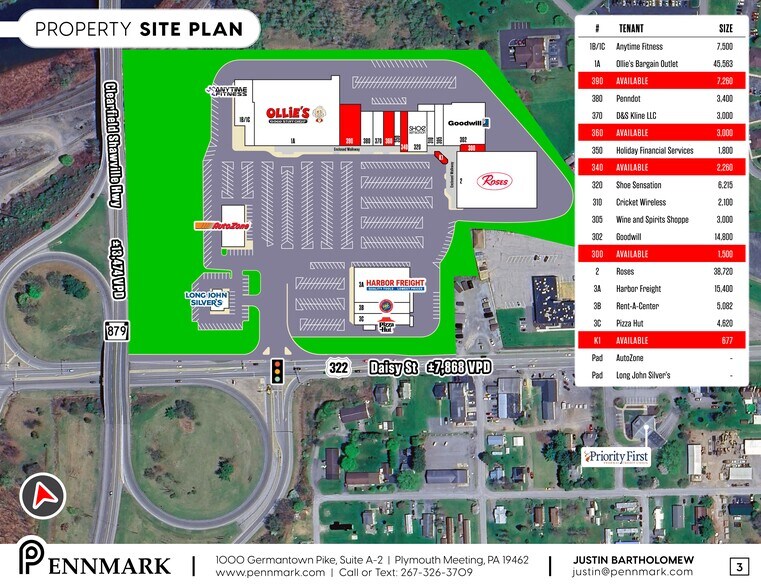 1800 Daisy Street Ext, Clearfield, PA à louer - Plan de site – Image 1 sur 13