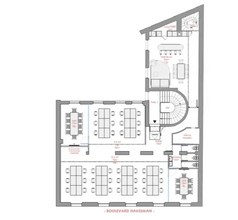 32 Bis Boulevard Haussmann, Paris à louer Plan de site– Image 2 sur 2