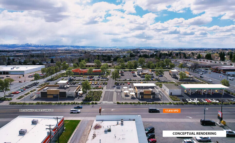 Broadway Street & Skyline Drive, Idaho Falls, ID à louer - Photo de l’immeuble – Image 1 sur 4