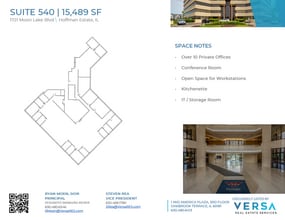 1721 Moon Lake Blvd, Hoffman Estates, IL à louer Plan d’étage– Image 1 sur 1