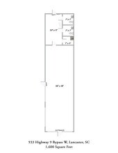 905-933 W Hwy 9 Byp, Lancaster, SC à louer Plan d’étage– Image 2 sur 8