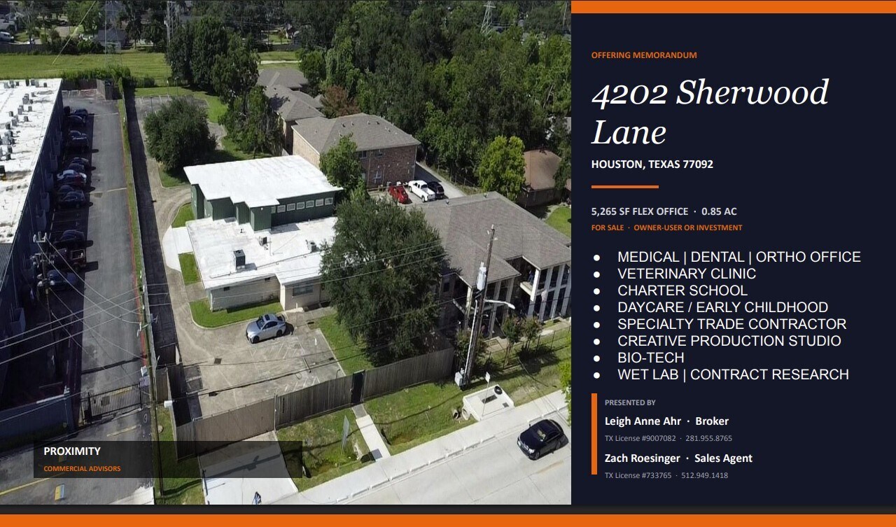 4202 Sherwood Ln, Houston, TX à vendre Photo de l’immeuble– Image 1 sur 29