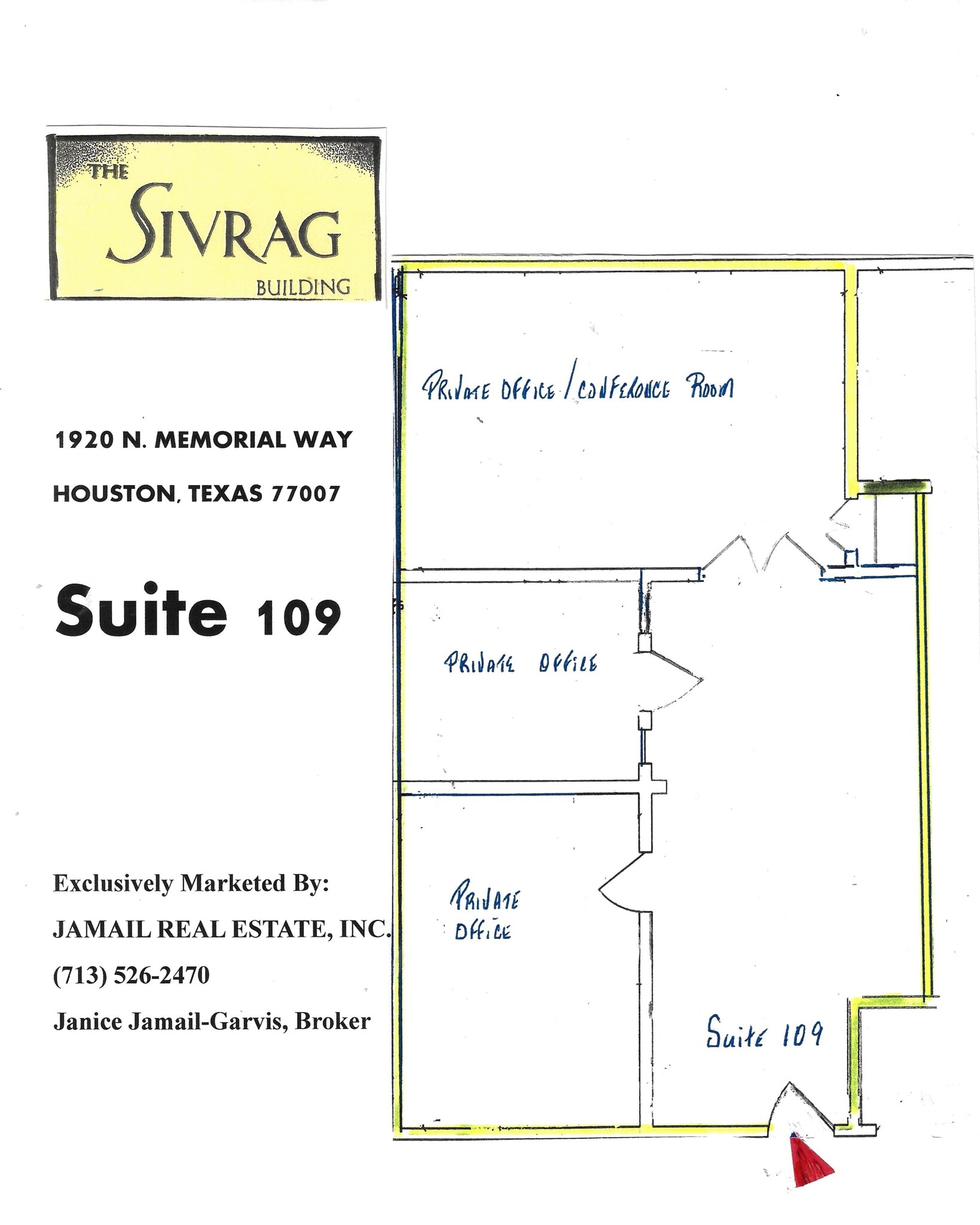 1920 N Memorial Way, Houston, TX à louer Plan de site– Image 1 sur 1