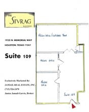 1920 N Memorial Way, Houston, TX à louer Plan de site– Image 1 sur 1