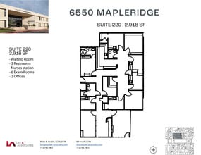 6550 Mapleridge St, Houston, TX à louer Plan d’étage– Image 1 sur 1