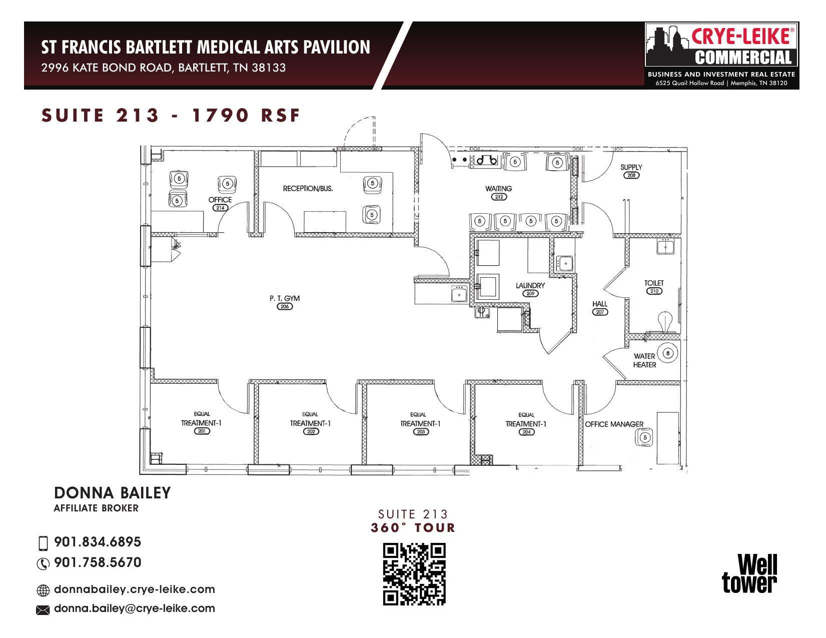 2996 Kate Bond Rd, Bartlett, TN à louer Plan d’étage– Image 1 sur 1