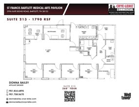 2996 Kate Bond Rd, Bartlett, TN à louer Plan d’étage– Image 1 sur 1