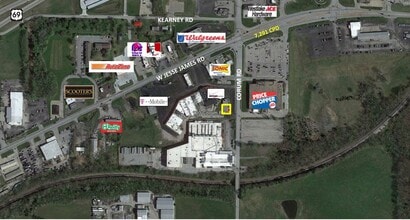 122-130 Corum Rd, Excelsior Springs, MO - VUE AÉRIENNE vue de carte