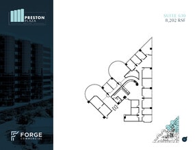 17950 Preston Rd, Dallas, TX à louer Plan d’étage– Image 1 sur 1