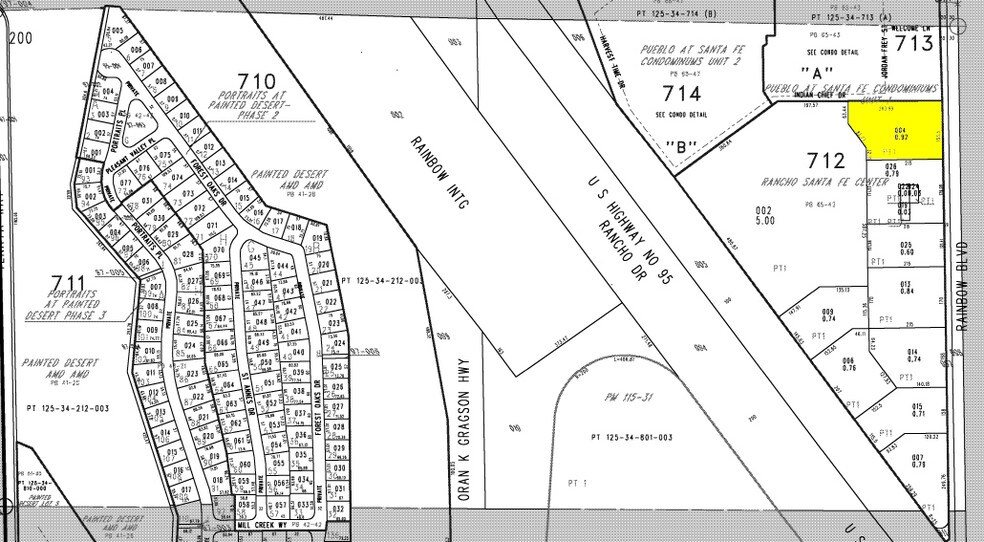 5081 N Rainbow Blvd, Las Vegas, NV à louer - Plan cadastral – Image 2 sur 10