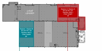 12225 Boul Industriel, Montréal, QC à louer Plan d’étage– Image 1 sur 1