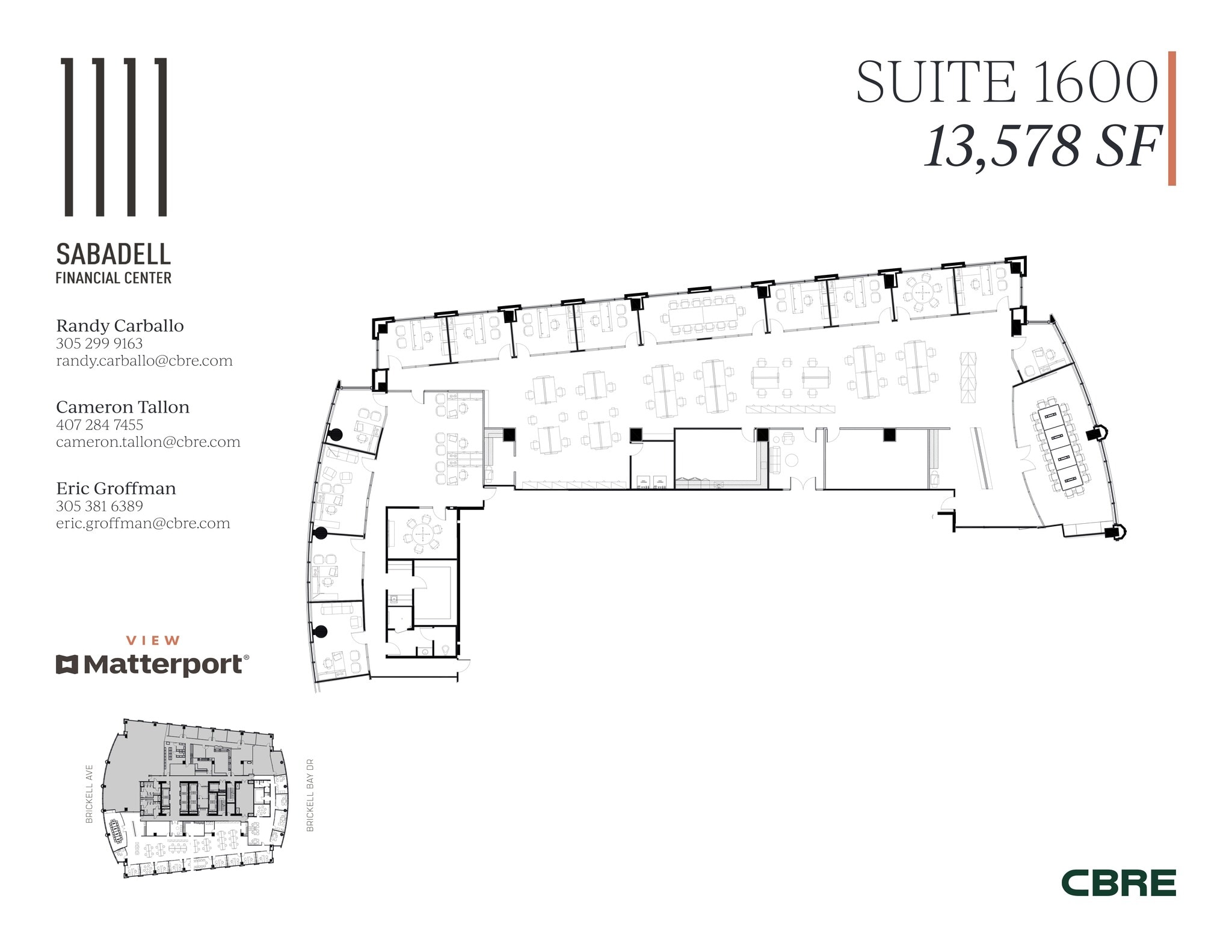 1111 Brickell Ave, Miami, FL à louer Plan de site– Image 1 sur 13