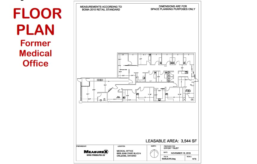 6469 Jeanne D'Arc Blvd, Ottawa, ON à louer Plan d’étage– Image 1 sur 3