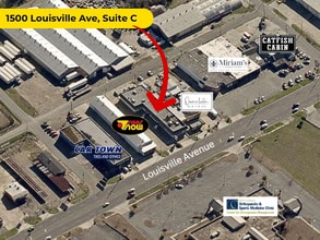 1500 Louisville Ave, Monroe, LA - VUE AÉRIENNE  vue de carte - Image1