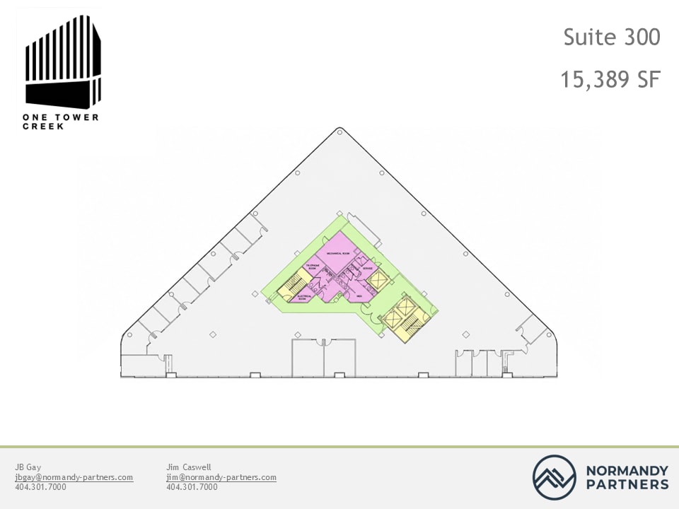3101 Towercreek Pkwy SE, Atlanta, GA à louer Plan d’étage– Image 1 sur 1