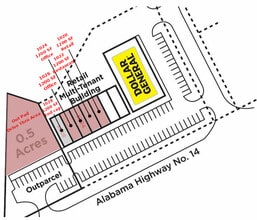 1016 Hwy 14 W, Prattville, AL à louer Plan de site– Image 1 sur 1