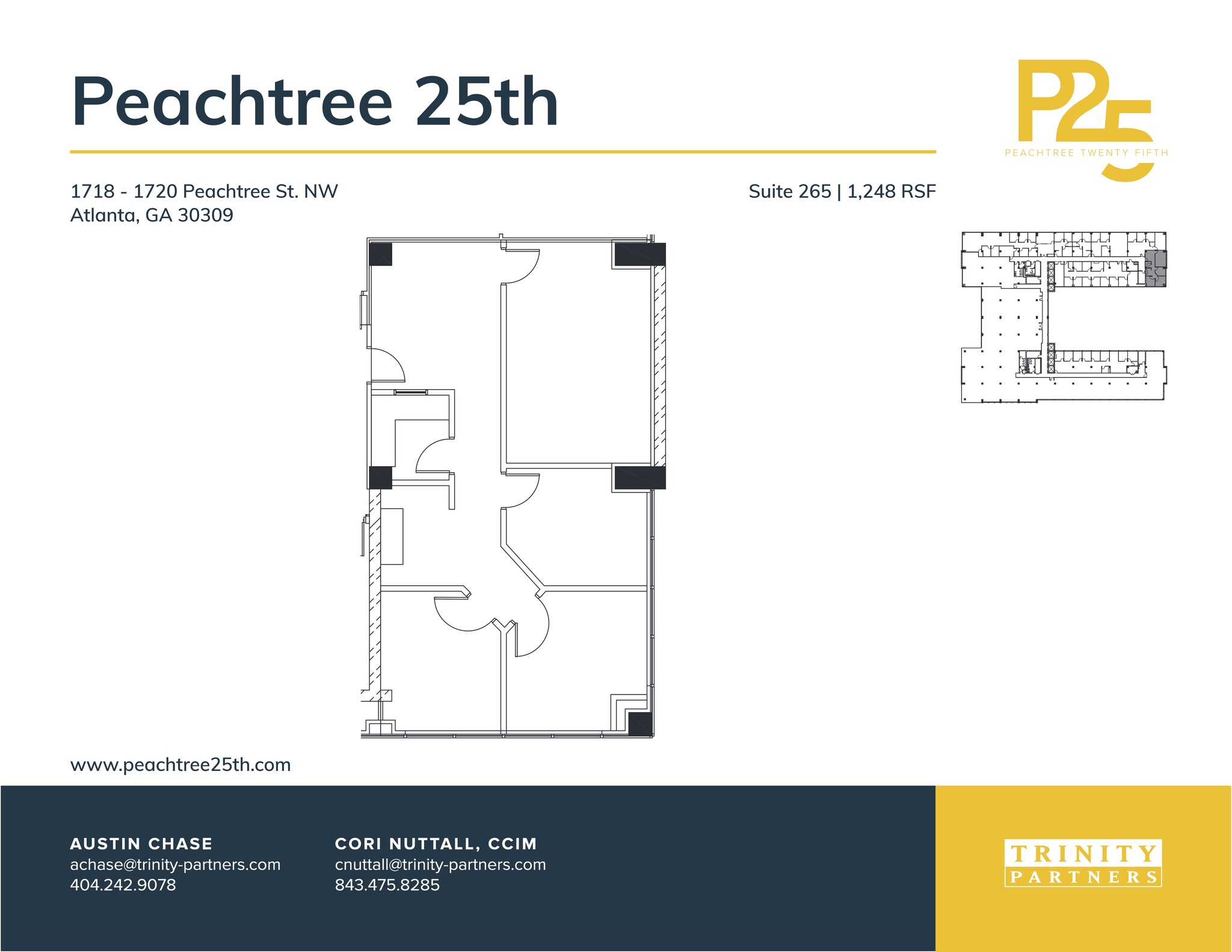 1718-1720 NW Peachtree St, Atlanta, GA à louer Plan de site– Image 1 sur 1