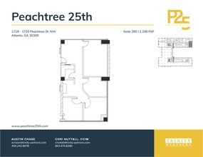 1718-1720 NW Peachtree St, Atlanta, GA à louer Plan de site– Image 1 sur 1