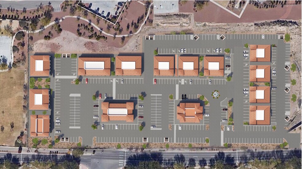 7345 Paseo Del Norte, El Paso, TX à vendre - Aérien – Image 2 sur 4