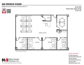 900 Broken Sound Pky NW, Boca Raton, FL à louer Plan d’étage– Image 2 sur 6