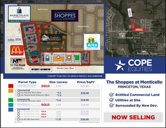 Plus de détails pour NEQ FM 75 & Monte Carlo blvd, Princeton, TX - Local commercial à louer