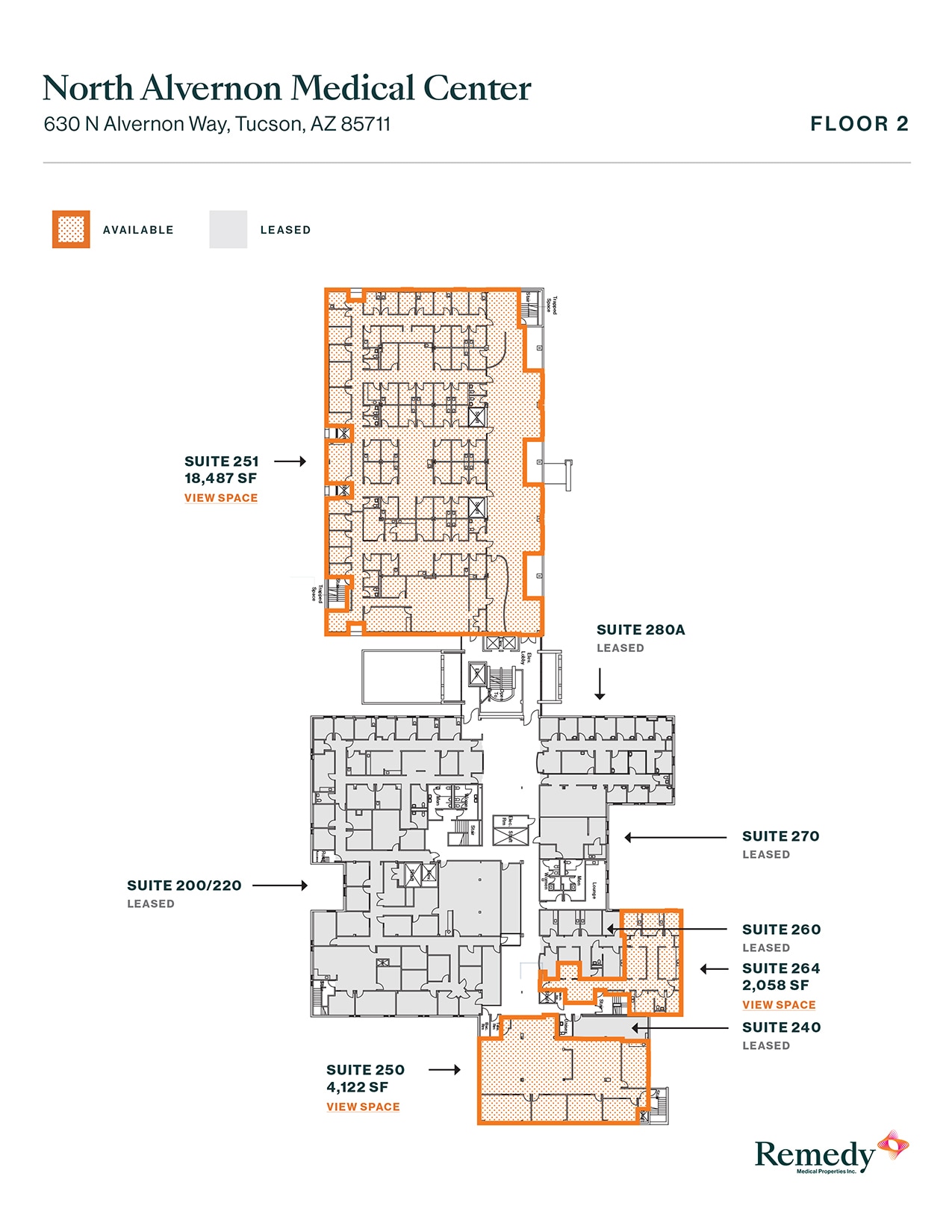 630 N Alvernon Way, Tucson, AZ à louer Plan d’étage– Image 1 sur 5