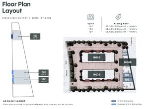 14035 Kirkham Way, Poway, CA à louer Plan d’étage– Image 1 sur 1