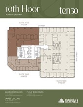 1030 15th St NW, Washington, DC à louer Plan d’étage– Image 1 sur 1