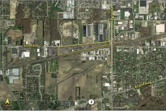 3901 South Ave, Toledo, OH - VUE AÉRIENNE vue de carte