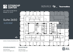 201 S Biscayne Blvd, Miami, FL à louer Plan d’étage– Image 1 sur 1
