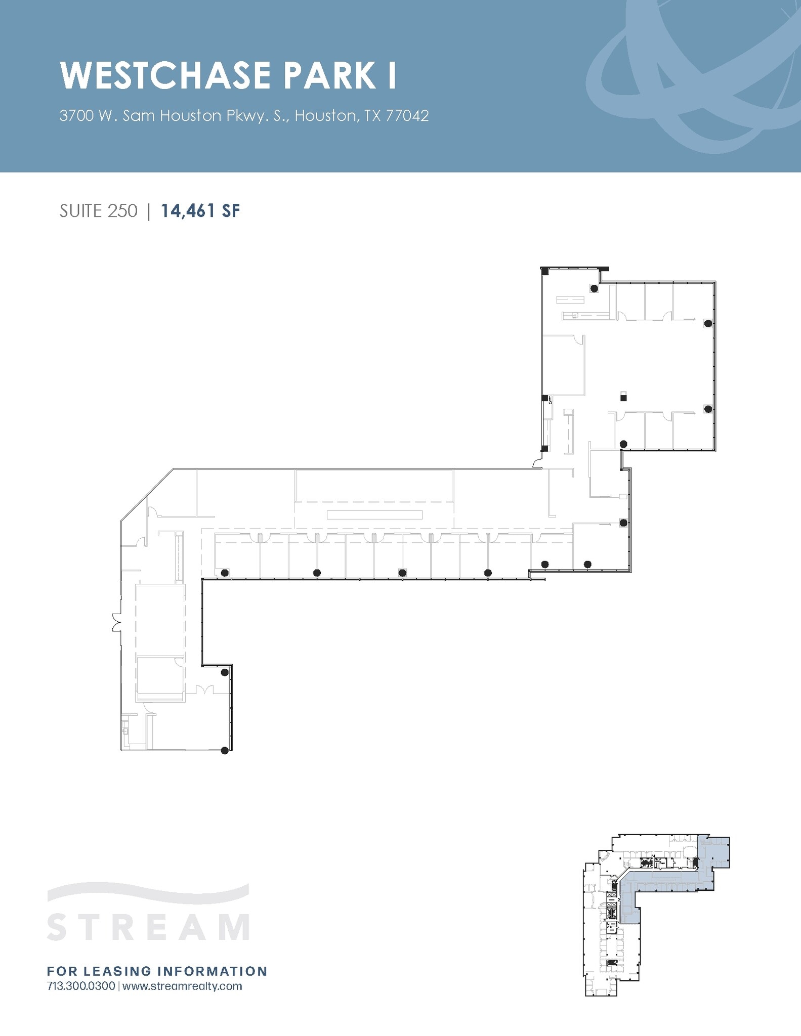 3700 W Sam Houston Pky S, Houston, TX à louer Plan d’étage– Image 1 sur 1