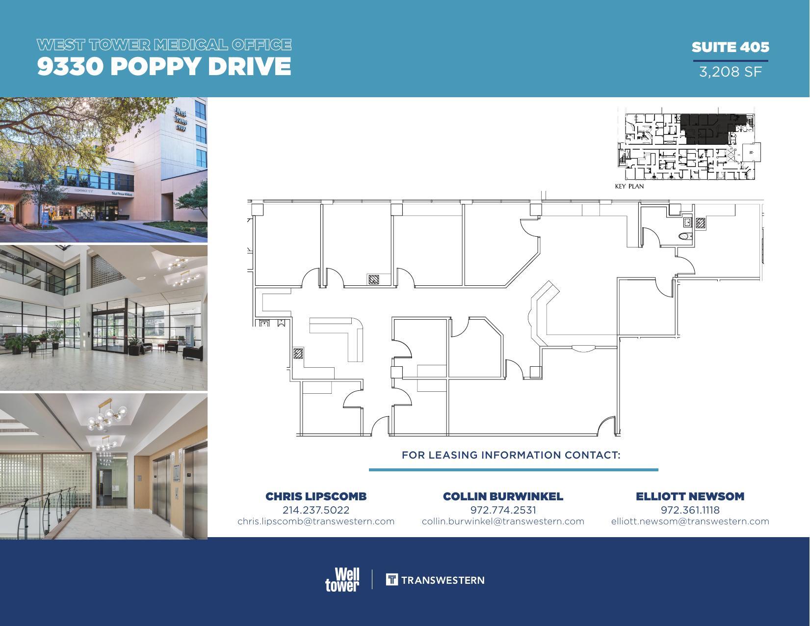9330 Poppy Dr, Dallas, TX à louer Plan d’étage– Image 1 sur 1