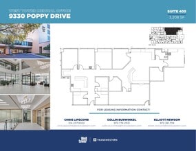 9330 Poppy Dr, Dallas, TX à louer Plan d’étage– Image 1 sur 1