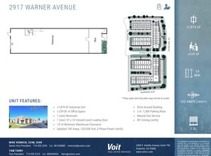 2223-2320 S Fairview St, Santa Ana, CA à louer Plan d’étage– Image 1 sur 1