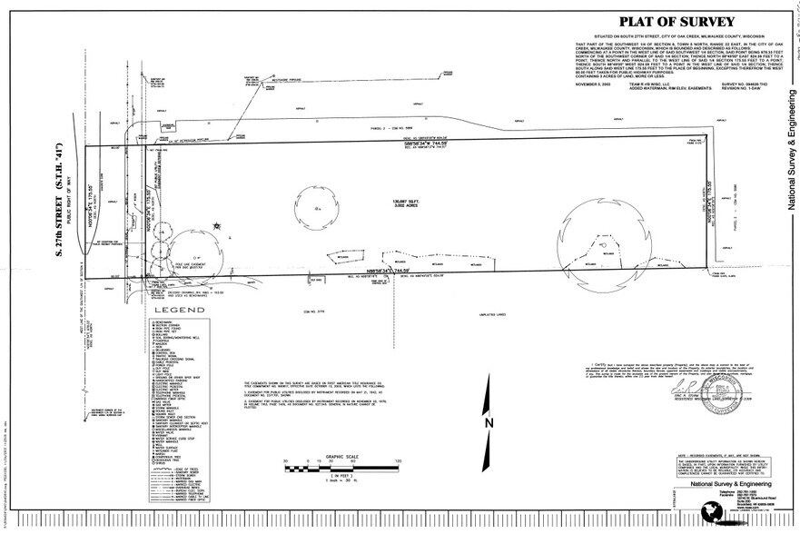 6932 S 27th St, Oak Creek, WI à vendre - Plan cadastral – Image 2 sur 2