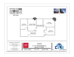 1111 W Mockingbird Ln, Dallas, TX à louer Plan d’étage– Image 1 sur 1